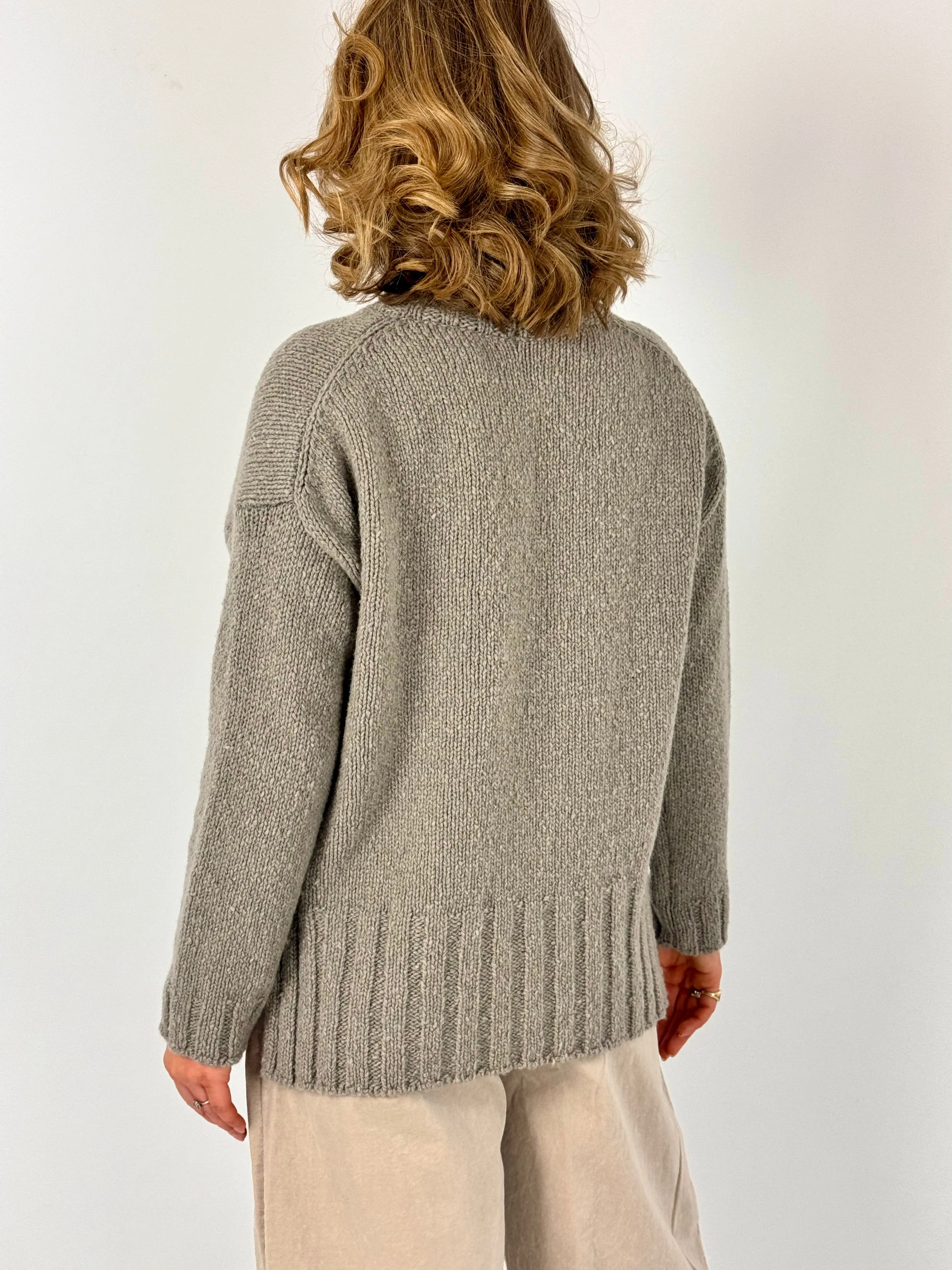 Evam Eva Turtleneck Jumper Mocha