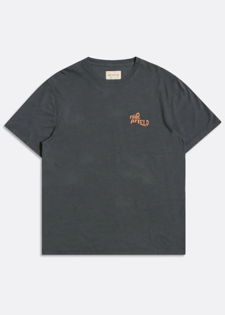 Far Afield Crewneck T Greatest Blue Night