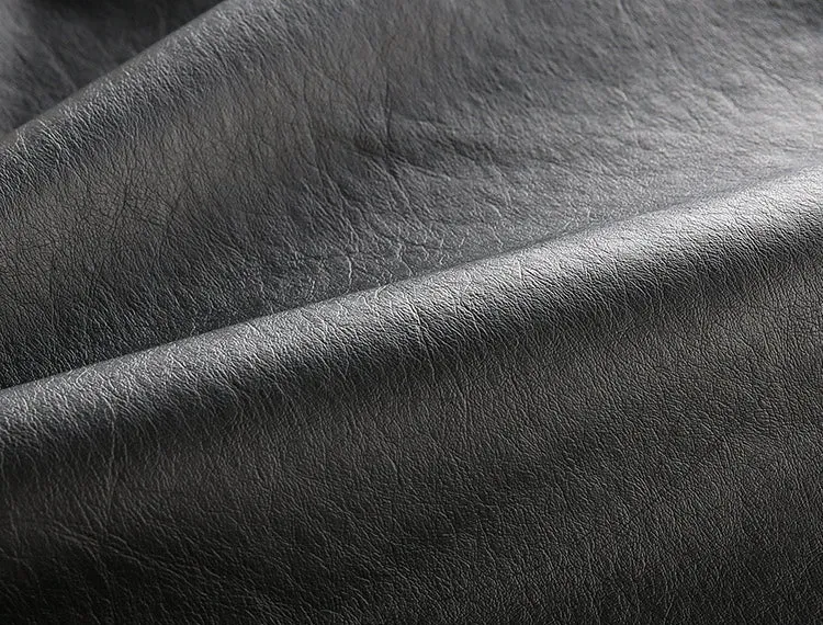 Fur Collar Leather Jacket