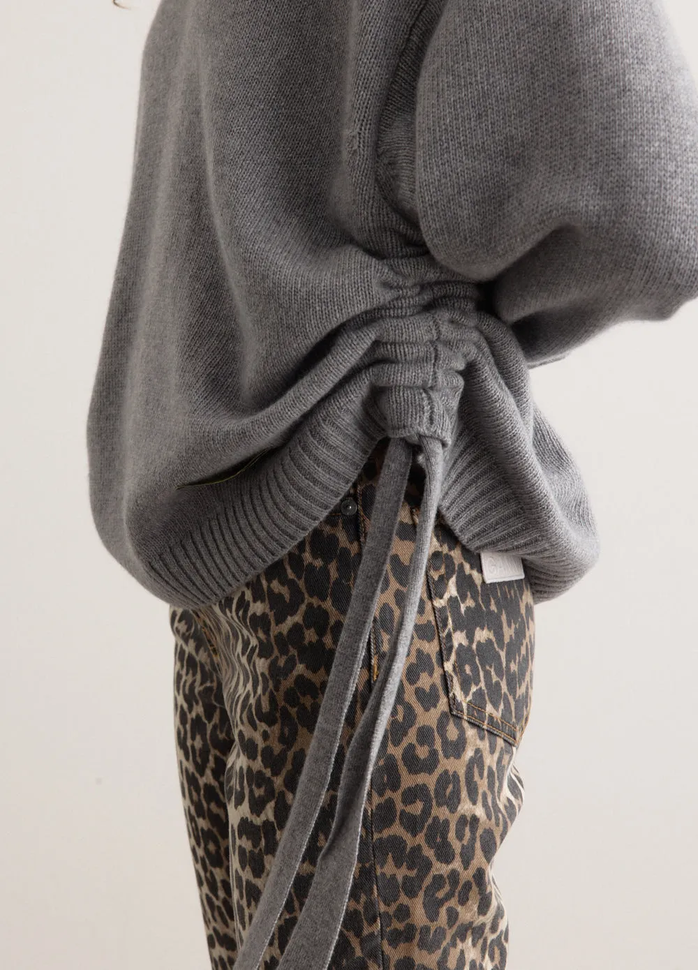 Future Wool Mix Oversized O-Neck Jumper