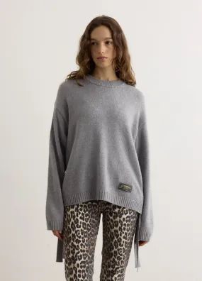 Future Wool Mix Oversized O-Neck Jumper