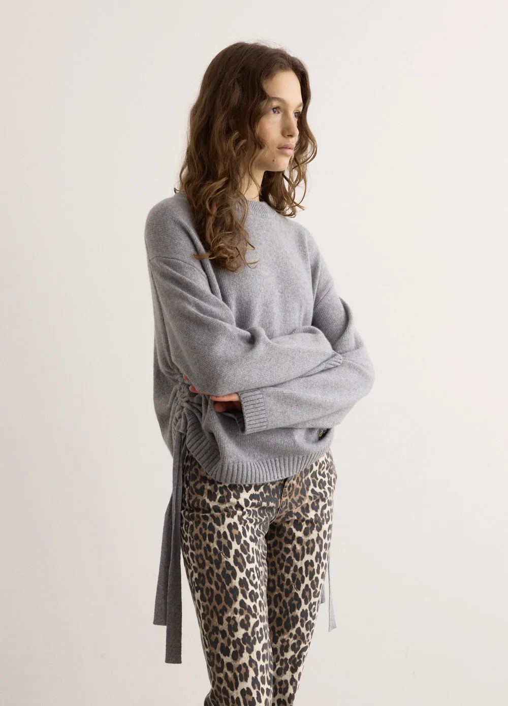 Future Wool Mix Oversized O-Neck Jumper
