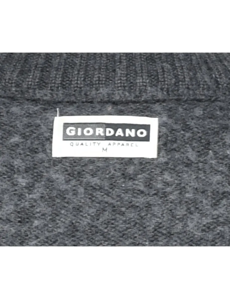 Giordano Dark Grey Jumper - M