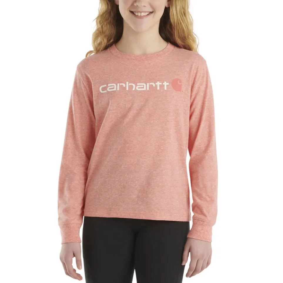 Girls' Core Logo Long-Sleeve T-Shirt CA9978