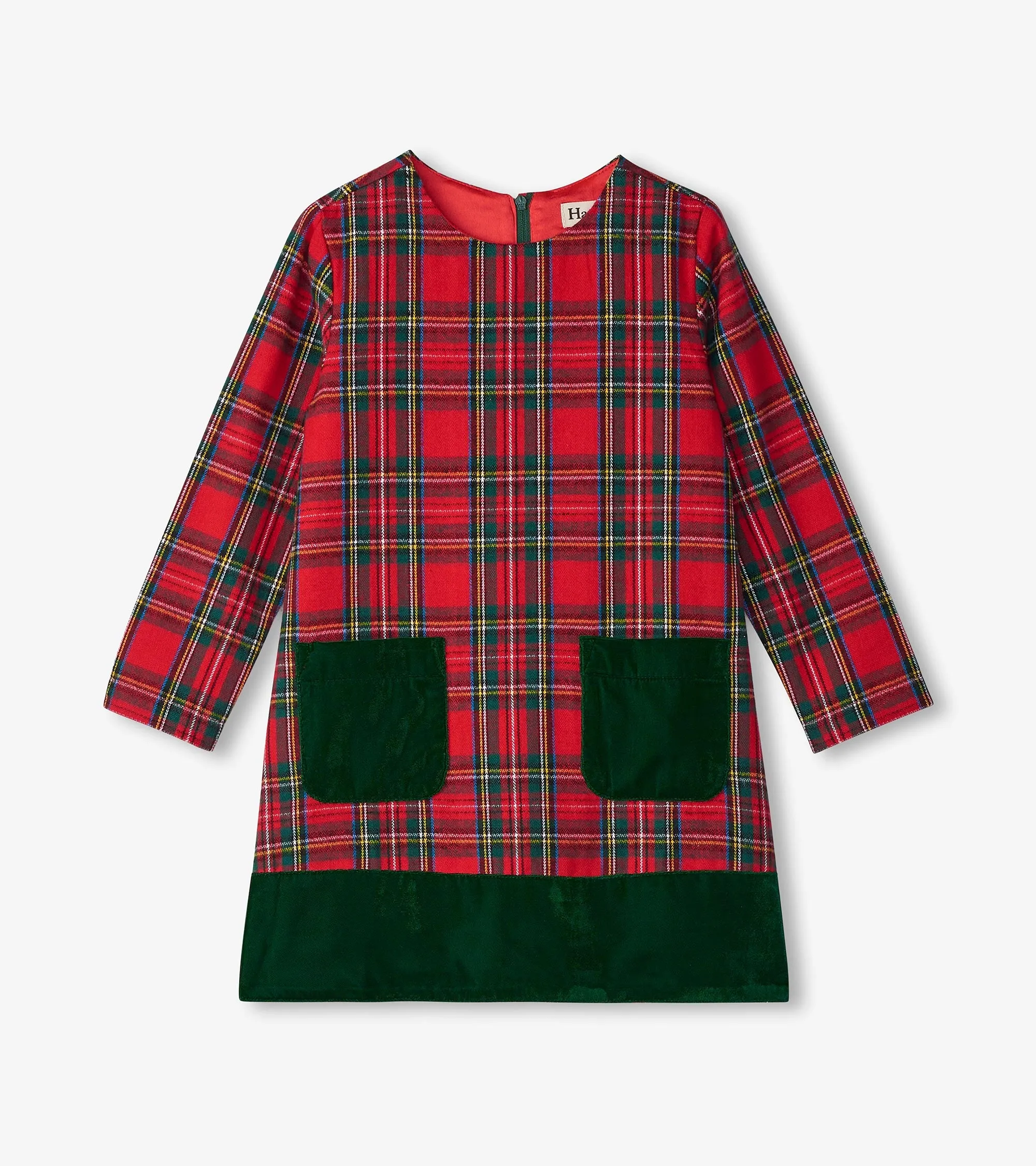 Girls Red Plaid Jumper