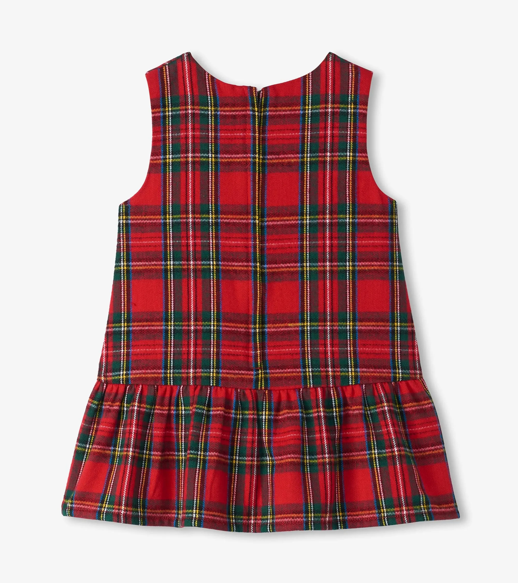 Girls Red Plaid Jumper