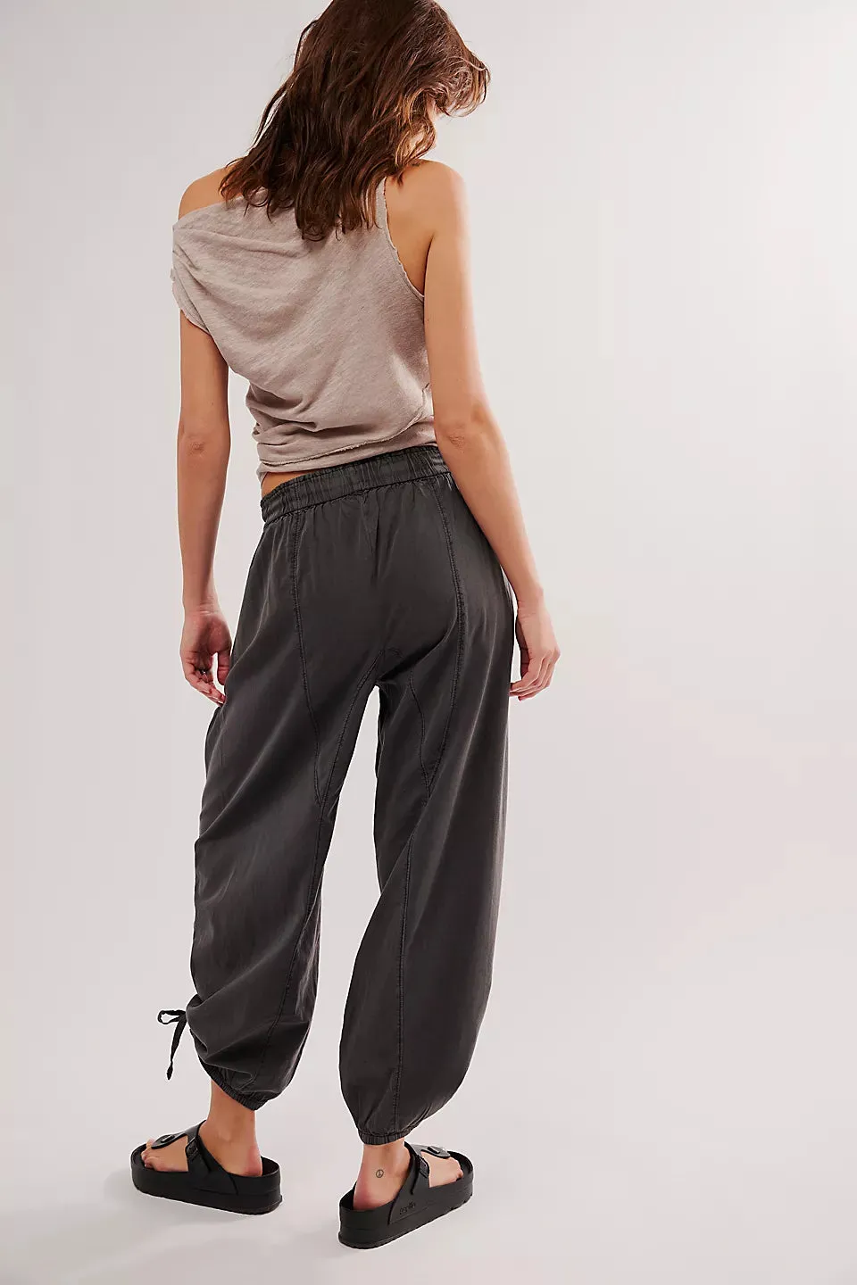 Hadley Poplin Pants - Black