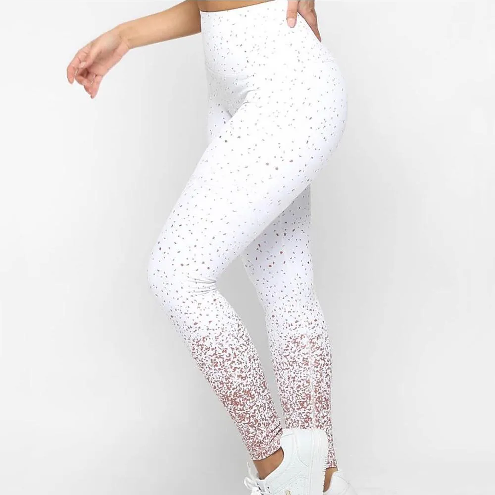 High Waist Stretch Golden-plating Skinny Yoga Pants
