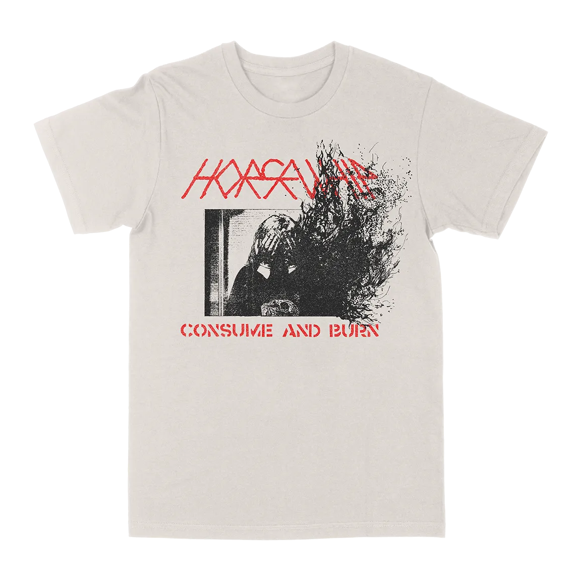 Horsewhip "Consume and Burn" Vintage White T-Shirt