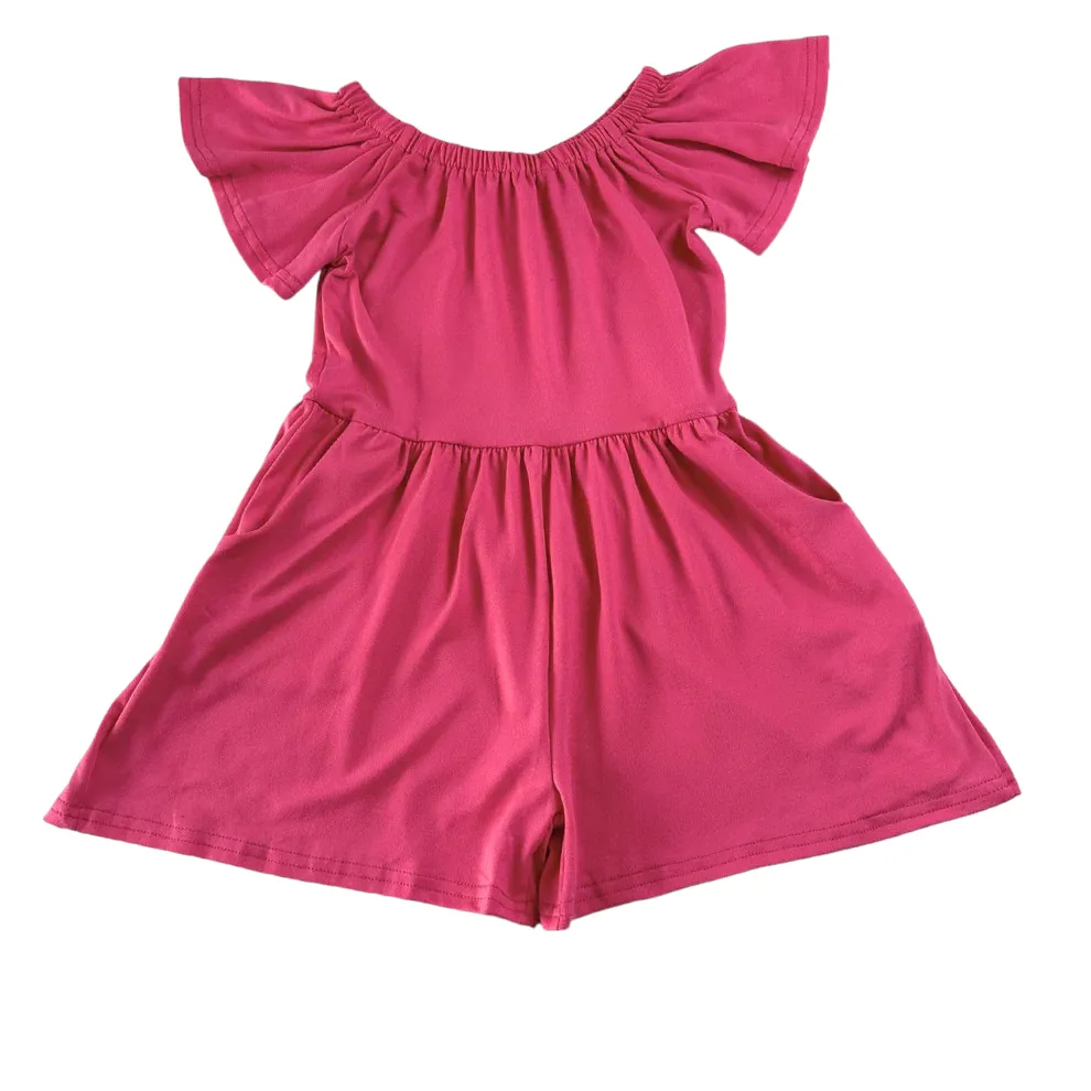 Hot Pink Romper