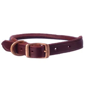 Jeffers Rolled Leather Dog Collars, 1" x 19"