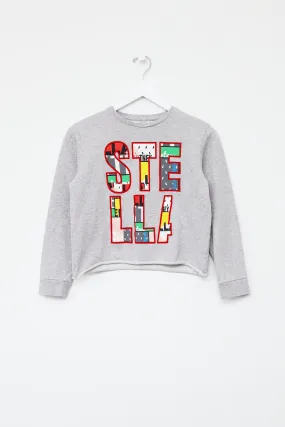 Kids Grey Stella Crewneck