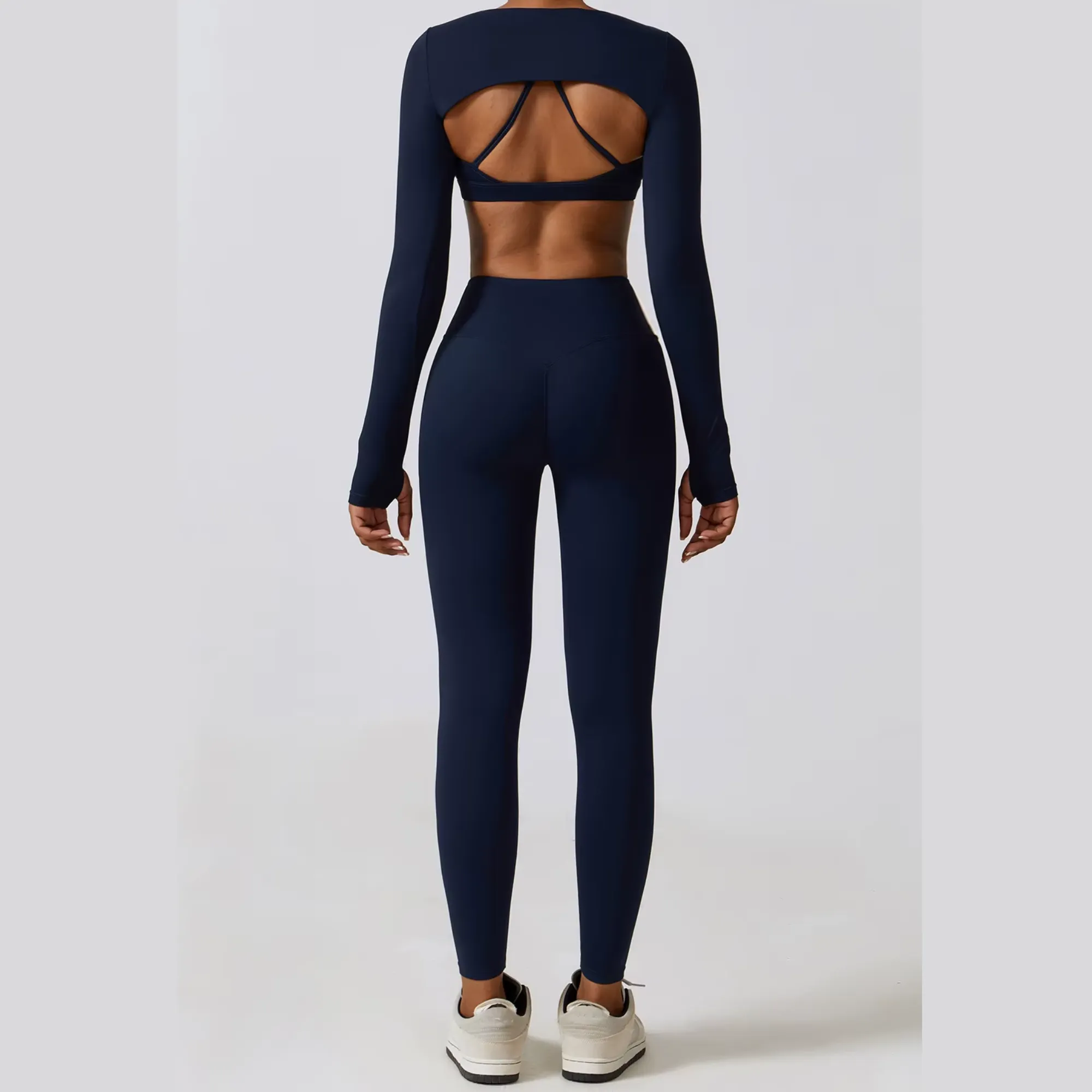 Kyveli - 3 Piece Long Sleeve Activewear Set
