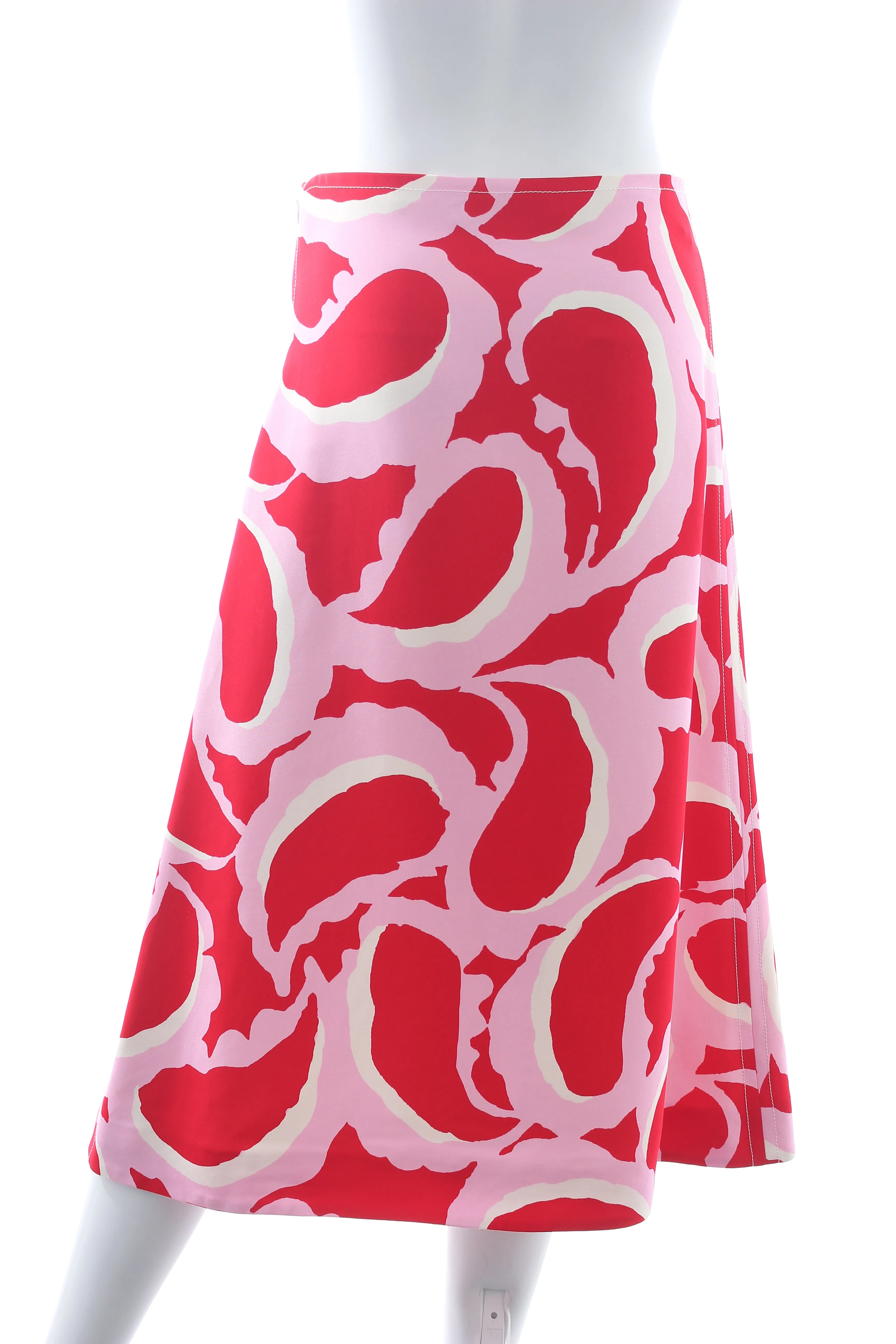 Marni Printed Crepe Midi Skirt