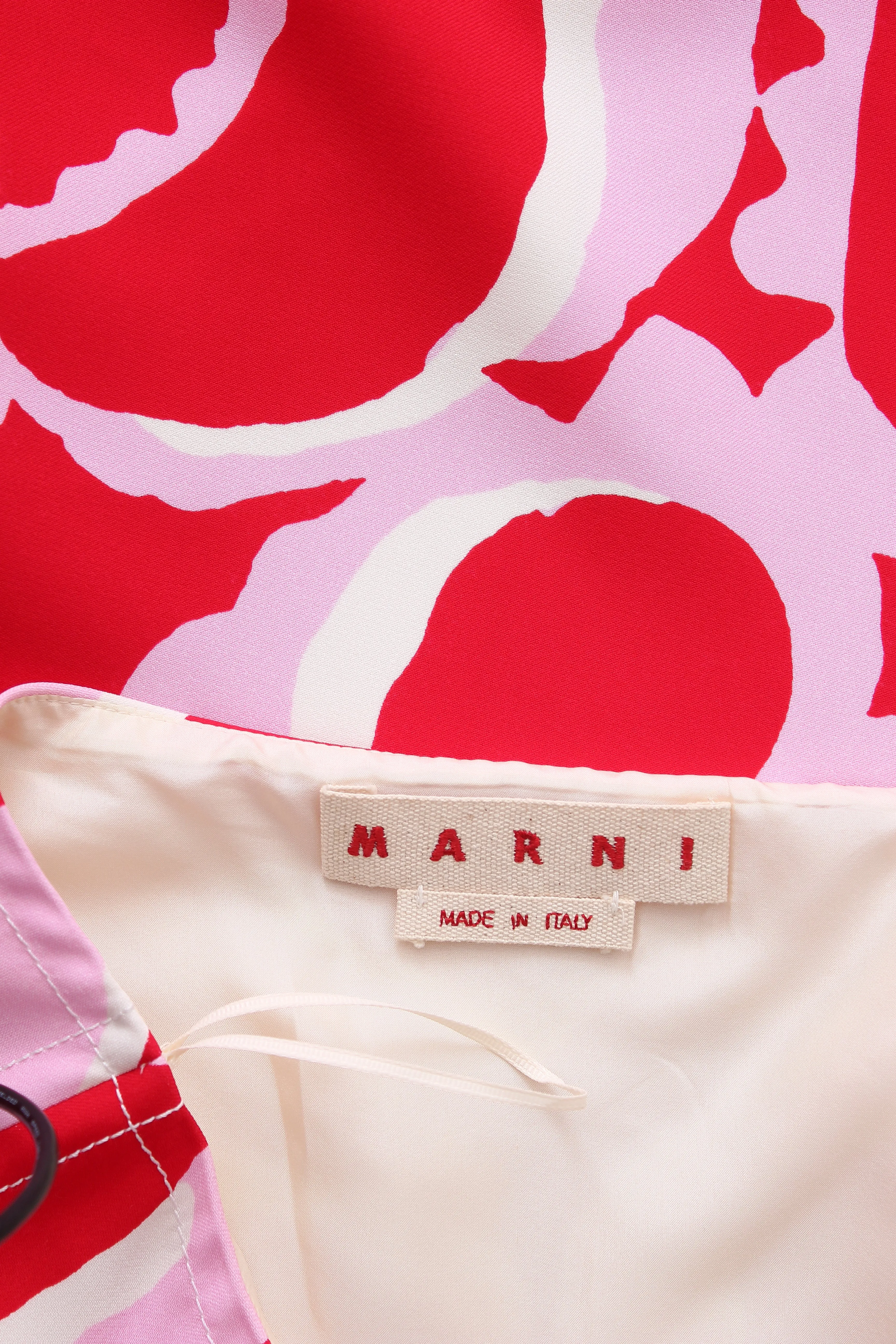 Marni Printed Crepe Midi Skirt
