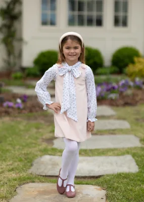 Mary Ann Jumper in Blush Velvet