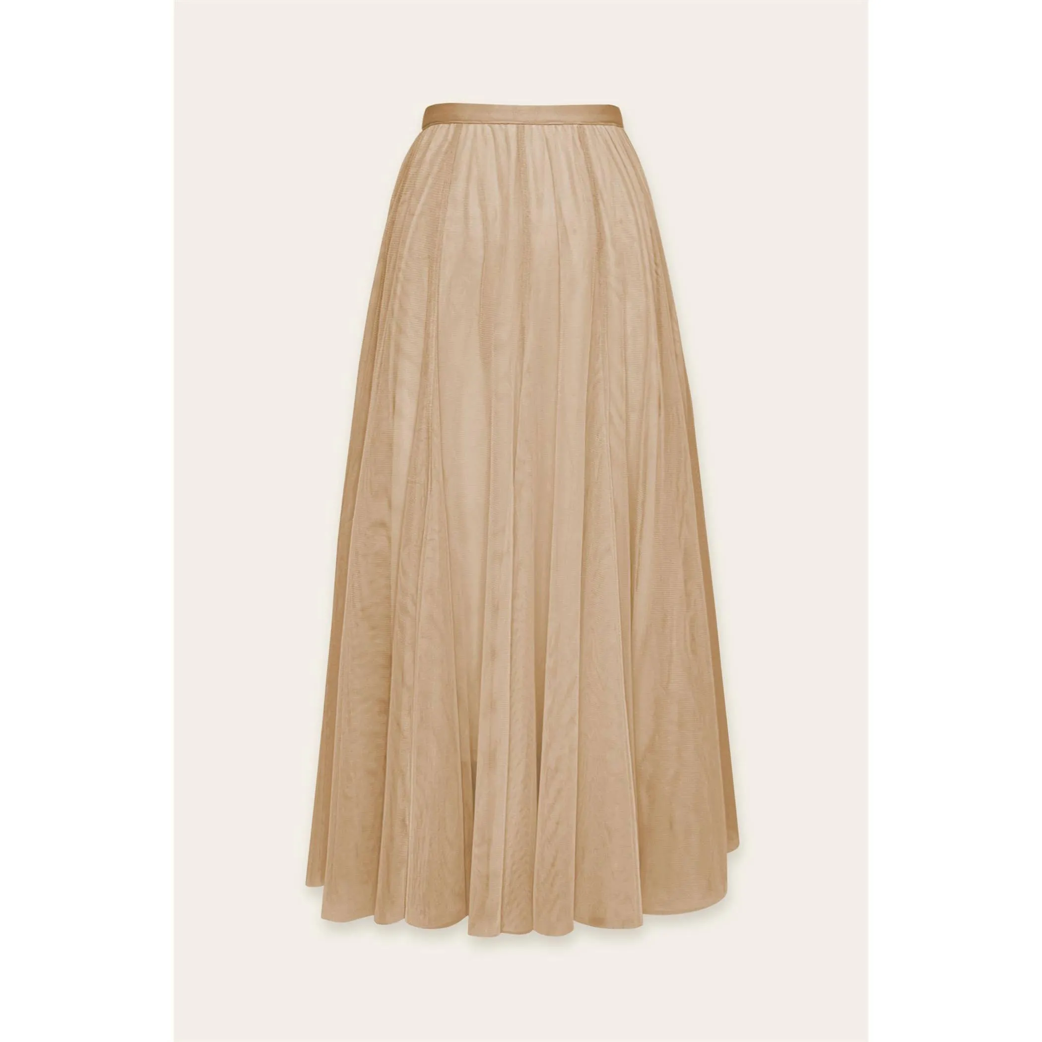 Mary - Be Free Mesh Paneled Midi Skirt