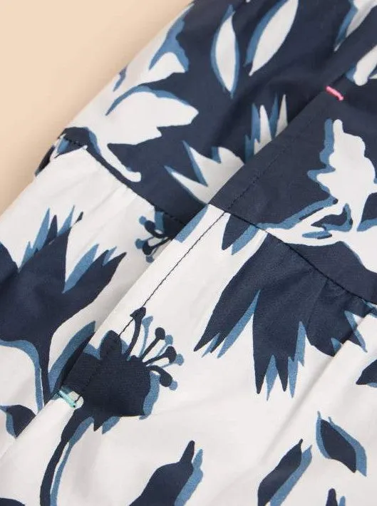 Mayra Print Midi Skirt