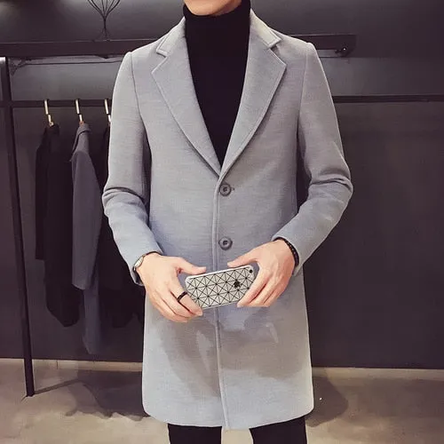 Men's 2021 High Fashion Trench Coat