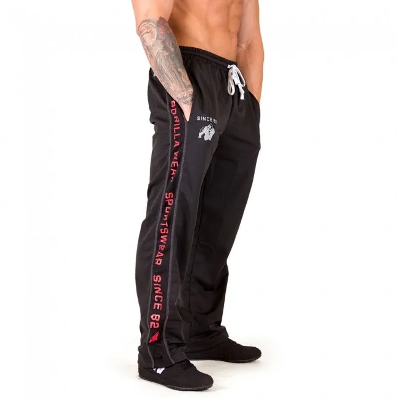 Men's Autumn Striped Sweatpants With Elastic Waist