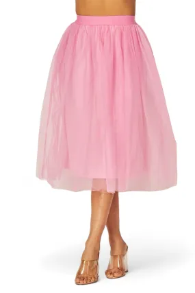 Mesh Midi Tulle Skirt