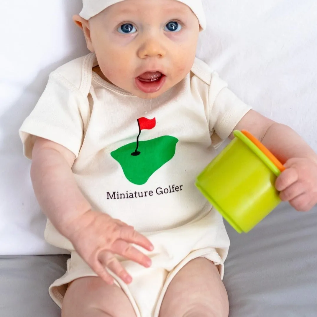 Mini Golfer Short Sleeve Romper