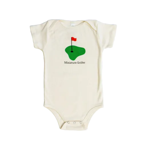 Mini Golfer Short Sleeve Romper