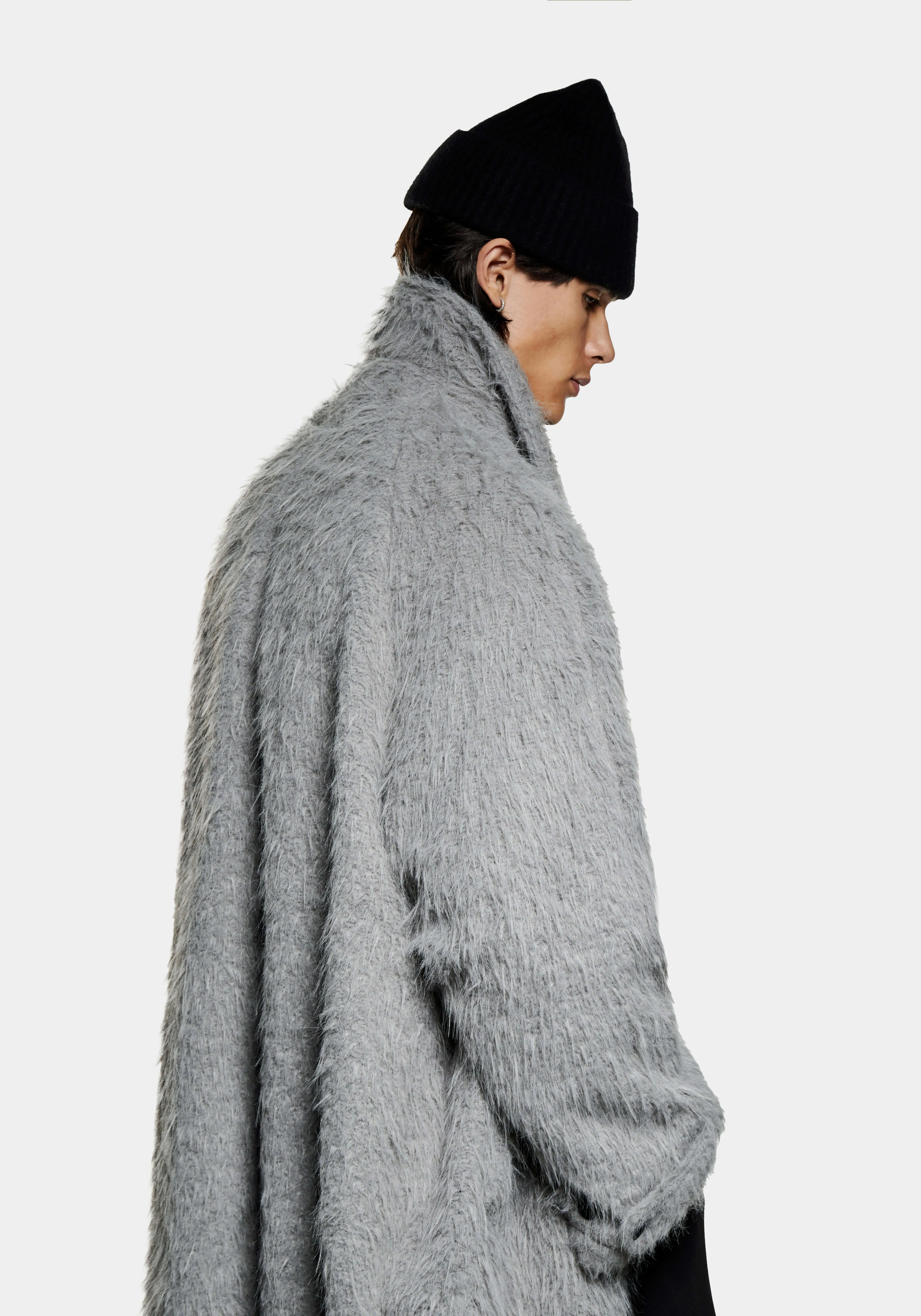 MKI FAUX ALPACA CAR COAT