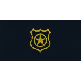 Navy Embroidered Collar Device: Physical Security - coverall