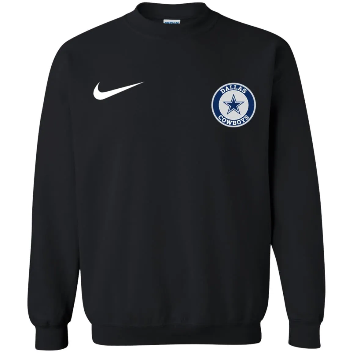 Nike Dallas Cowboys Nfl Football Unisex Crewneck Pullover Sweatshirt