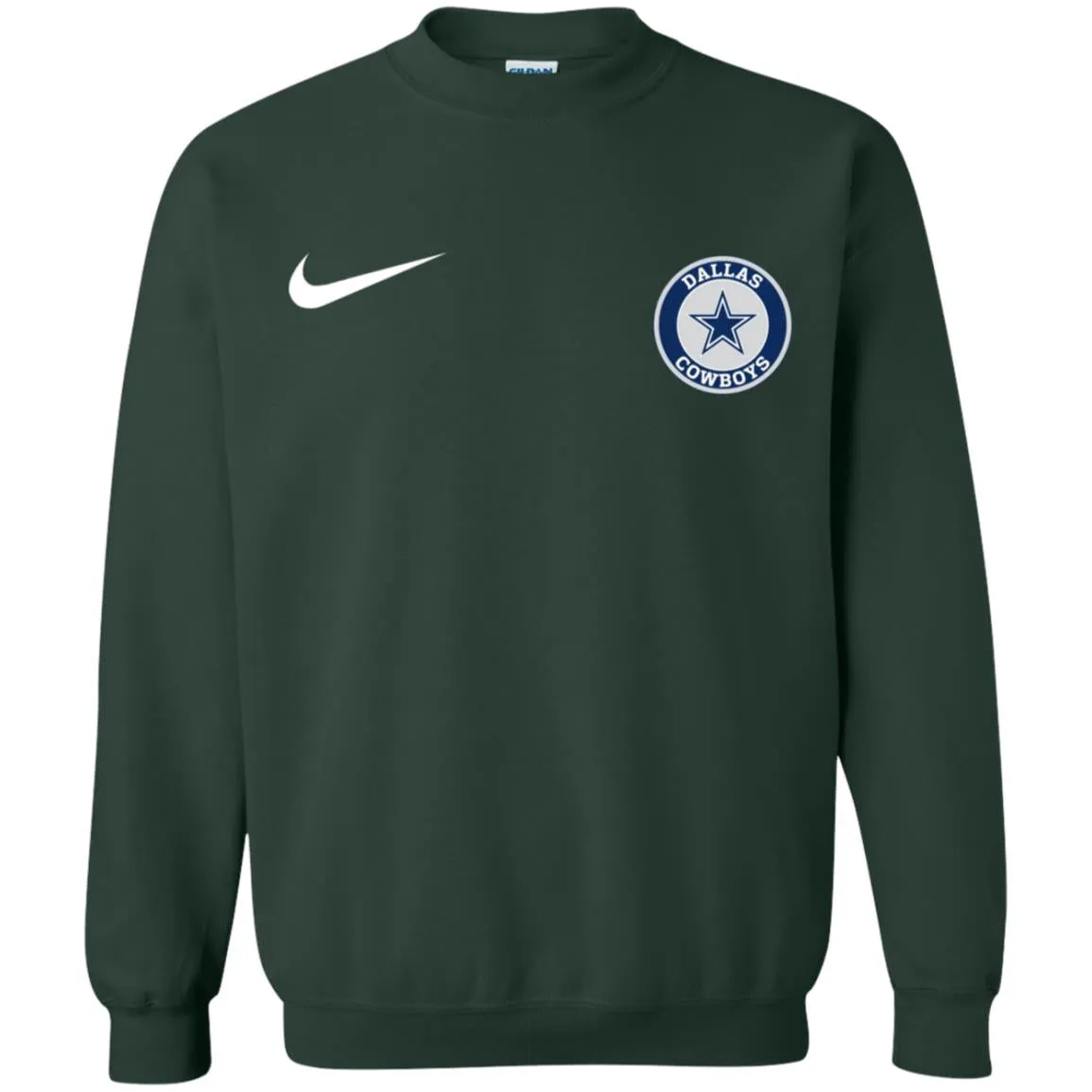 Nike Dallas Cowboys Nfl Football Unisex Crewneck Pullover Sweatshirt