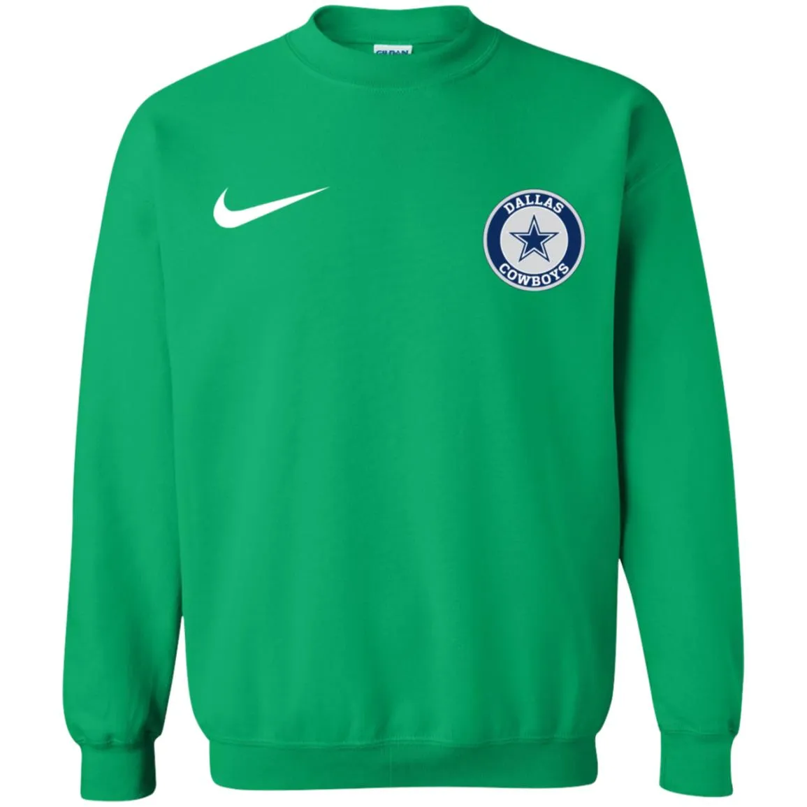 Nike Dallas Cowboys Nfl Football Unisex Crewneck Pullover Sweatshirt