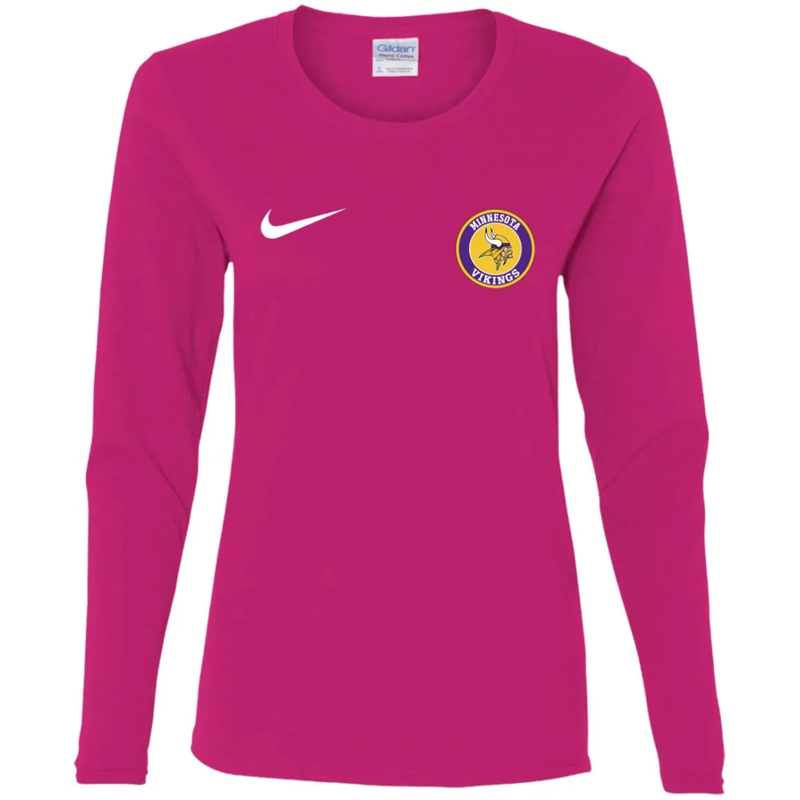 Nike Minnesota Vikings Nfl Football Women Long Sleeve Shirt