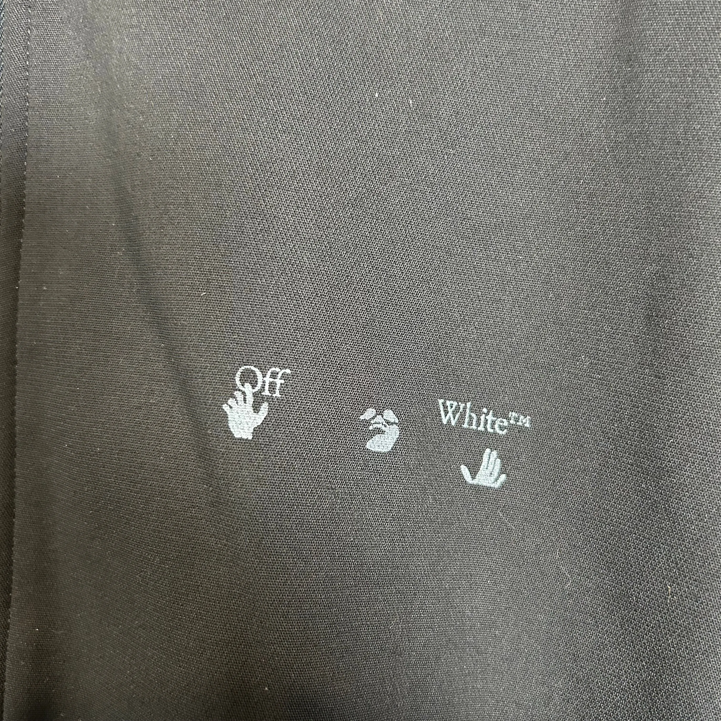 Off-White Embroidered Logo Track Jacket Size XL