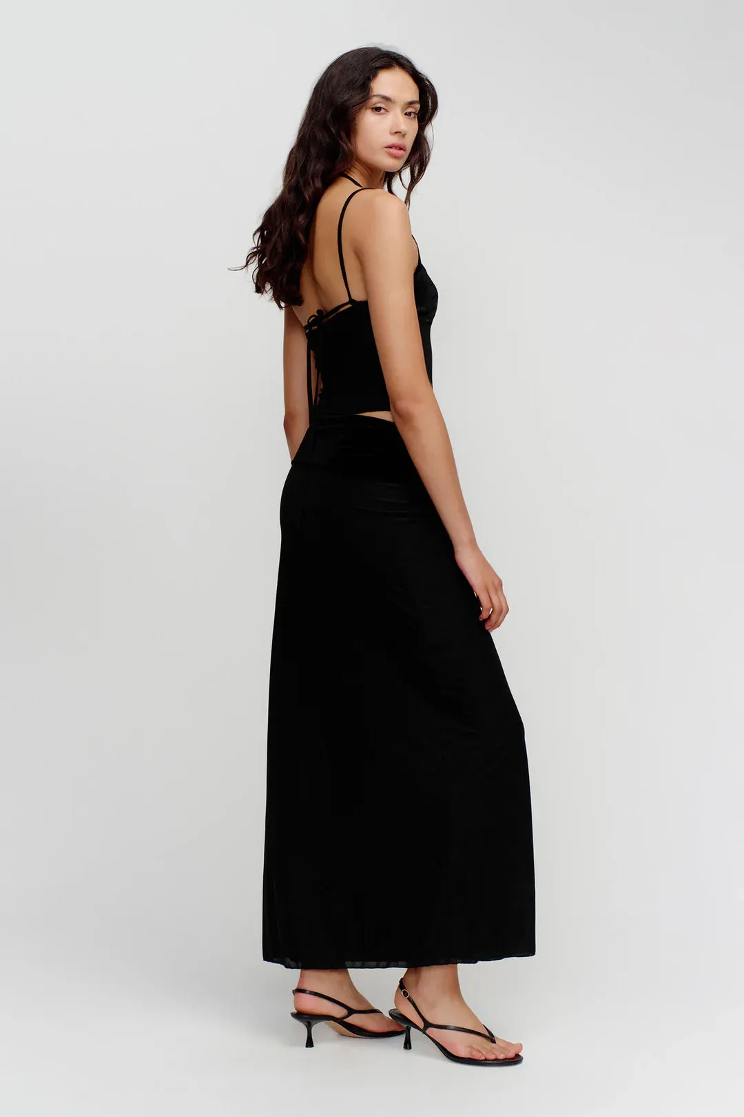 Ownley Mischa Midi Skirt - Black