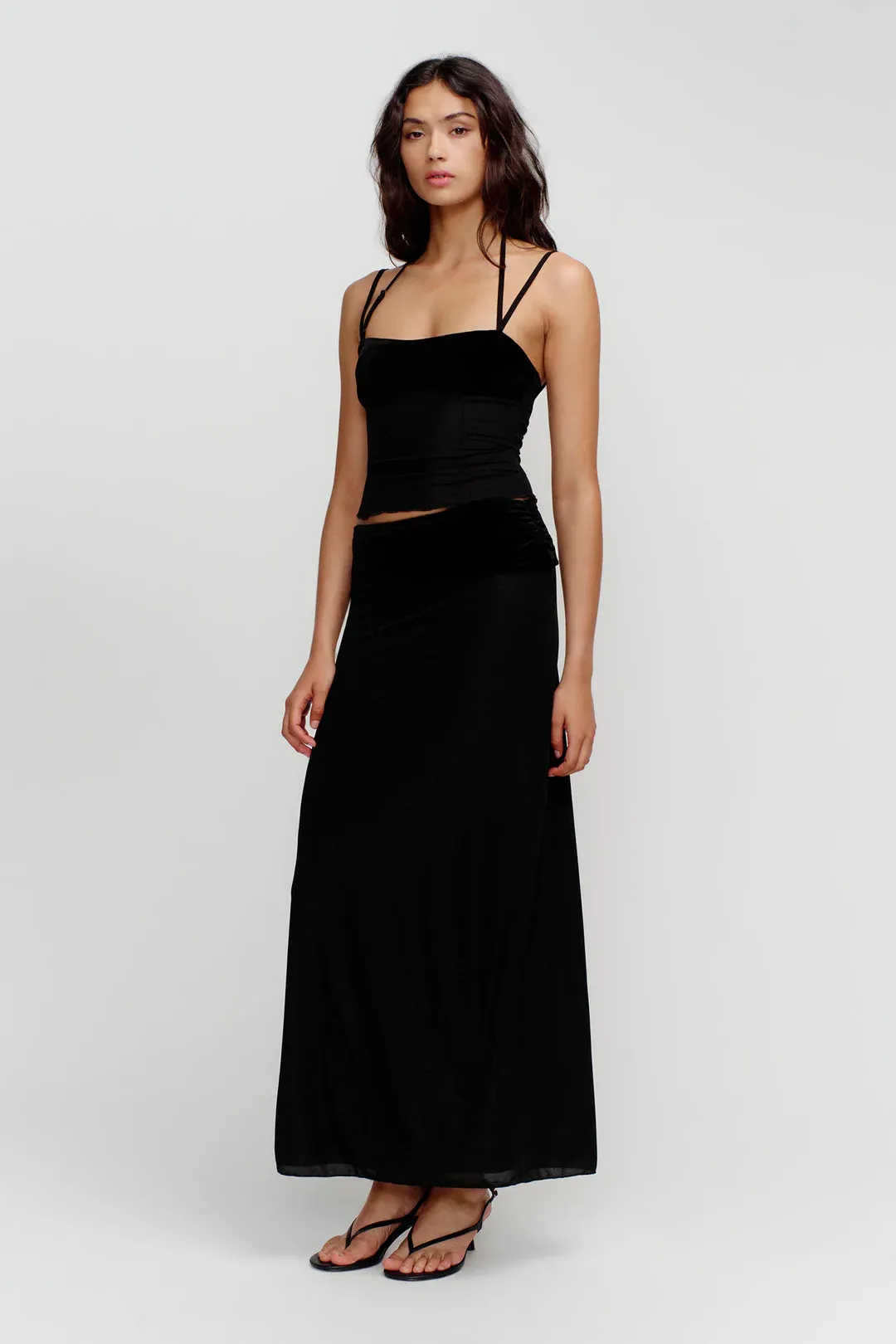 Ownley Mischa Midi Skirt - Black