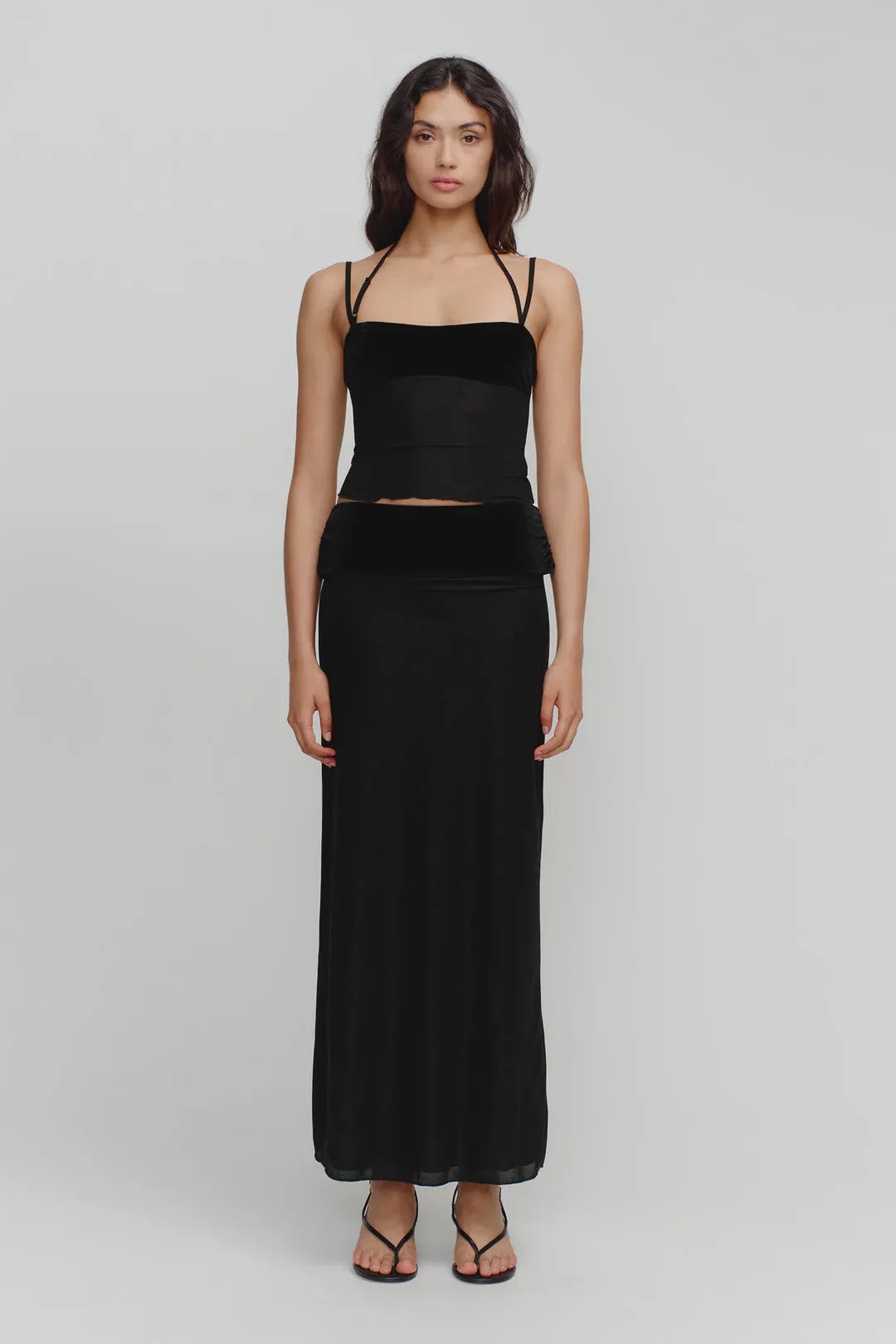Ownley Mischa Midi Skirt - Black