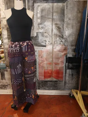 Patchwork Pant- Purple
