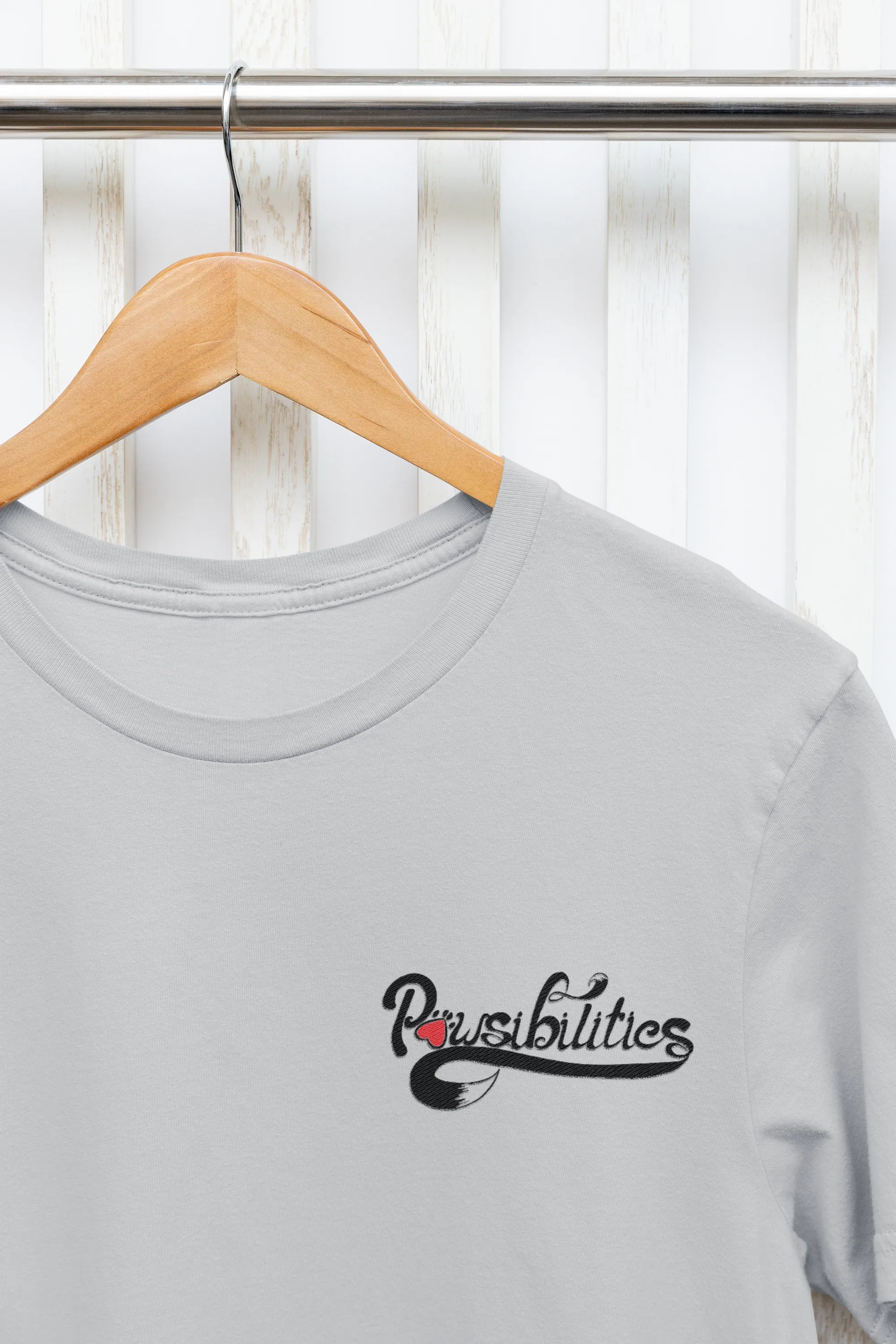 Pawsibilities Small Logo Unisex Tee (available in several colors)