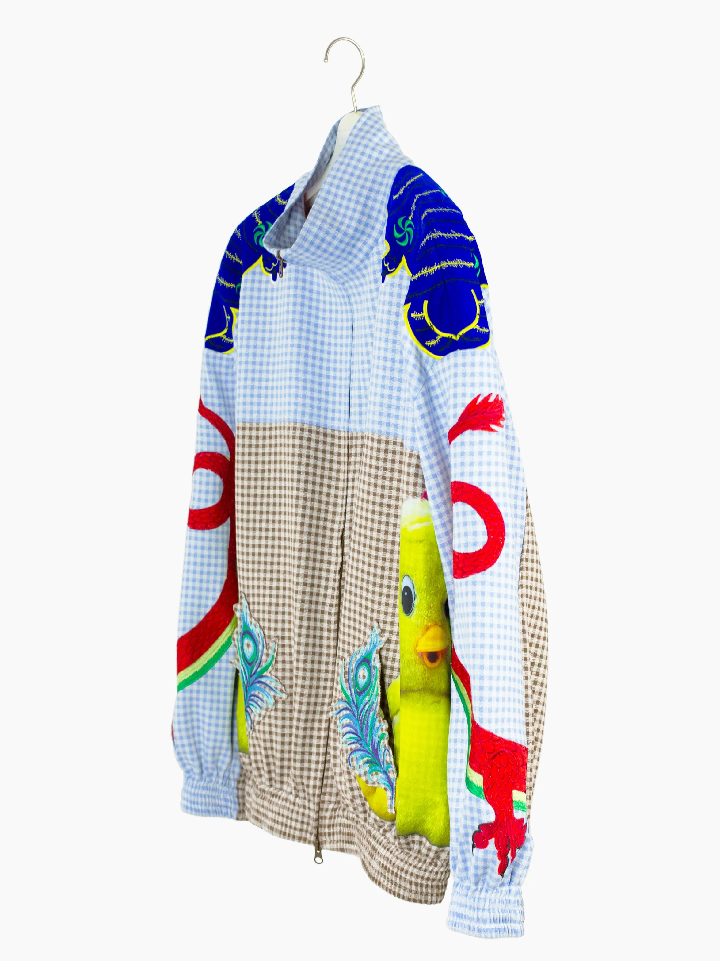 Penultimate SS22 Gingham Patched Track Jacket