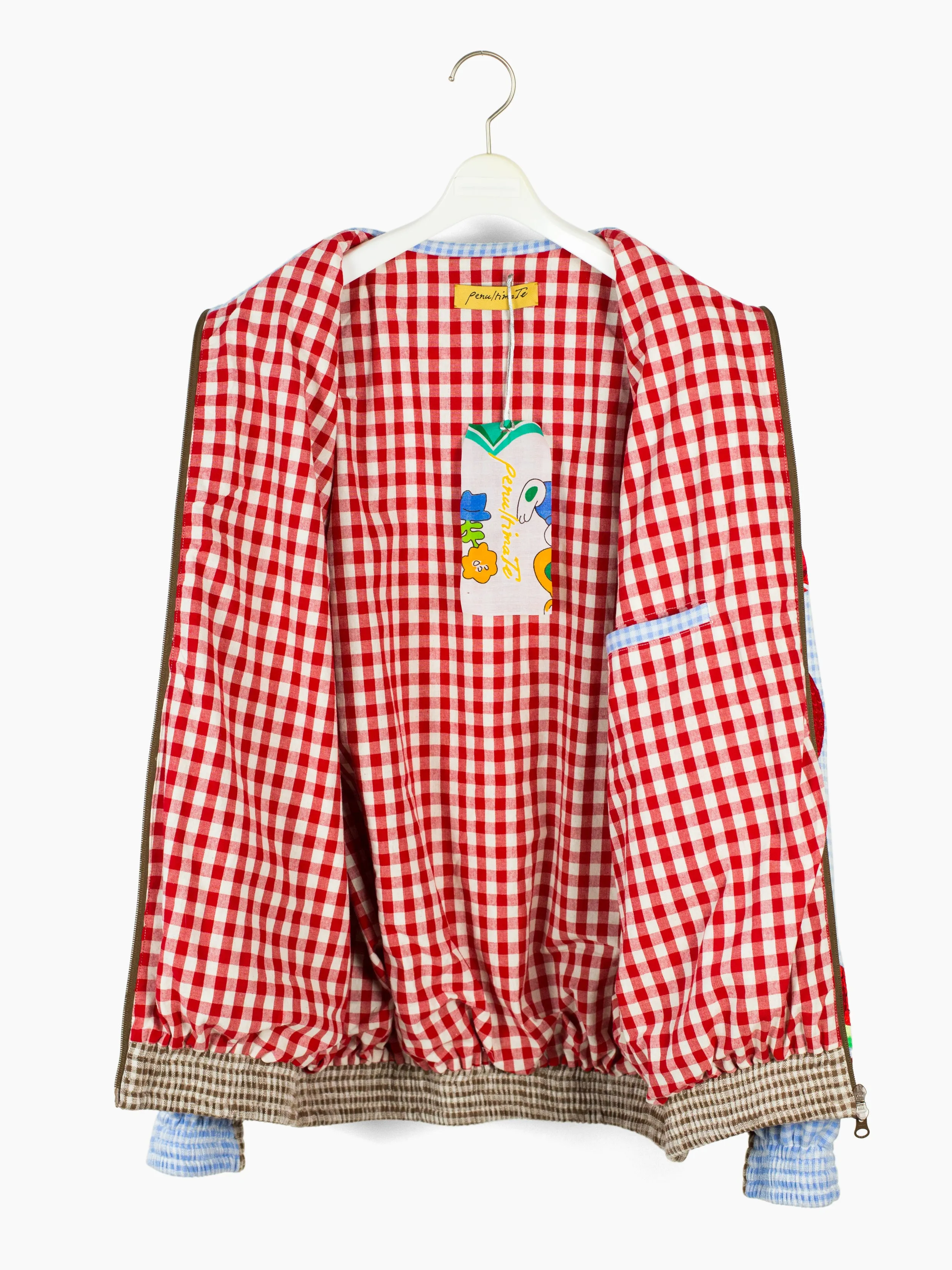 Penultimate SS22 Gingham Patched Track Jacket