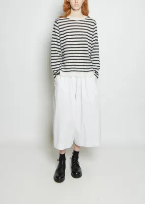 Petit Stripe Mohair Blend Sweater