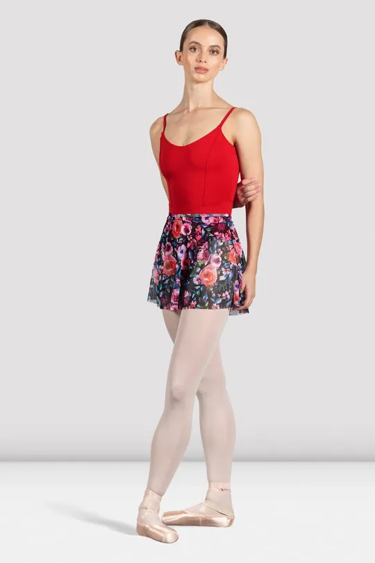 Printed Mesh Pull on Skirt by Bloch
