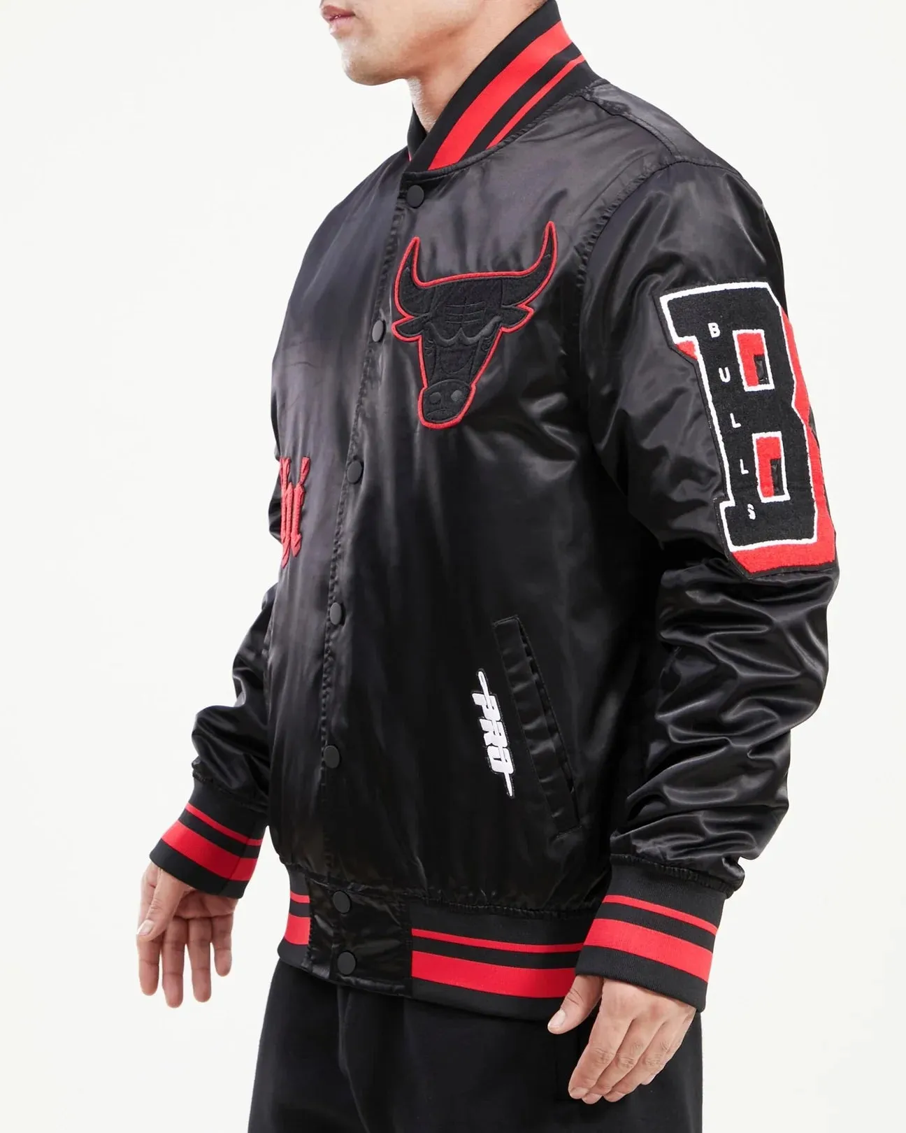 Pro Standard Jacket - Chicago Bulls - Old English Stains - Black - BCB654387