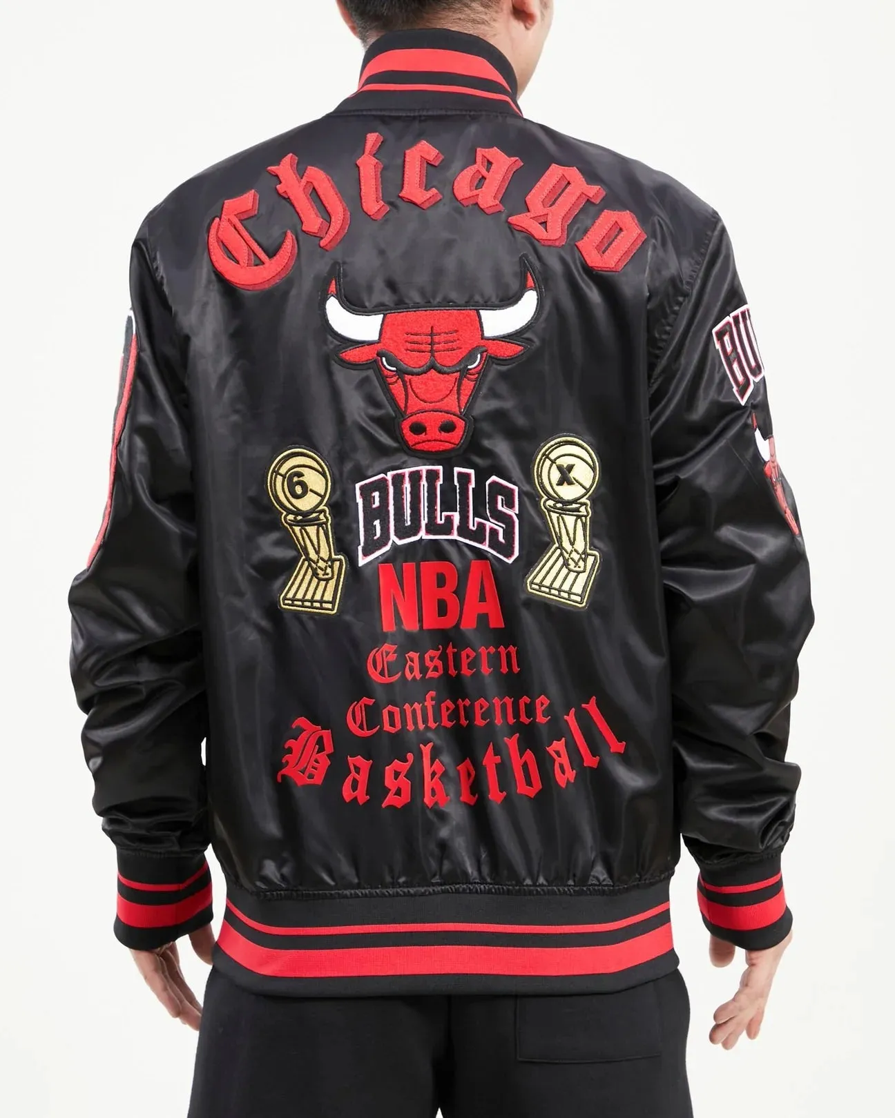 Pro Standard Jacket - Chicago Bulls - Old English Stains - Black - BCB654387