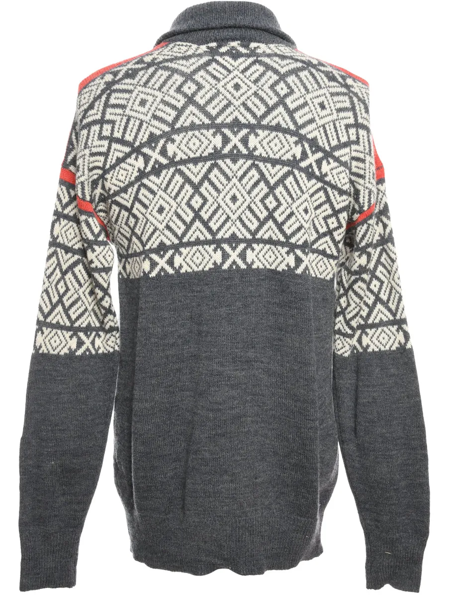 Quarter Zip Jumper - L