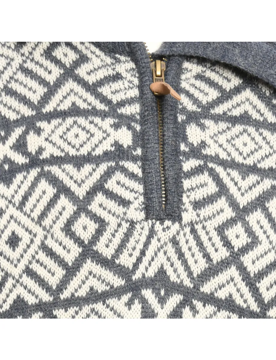Quarter Zip Jumper - L