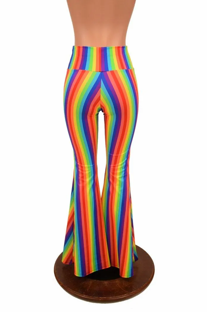 Rainbow High Waist Solar Flares