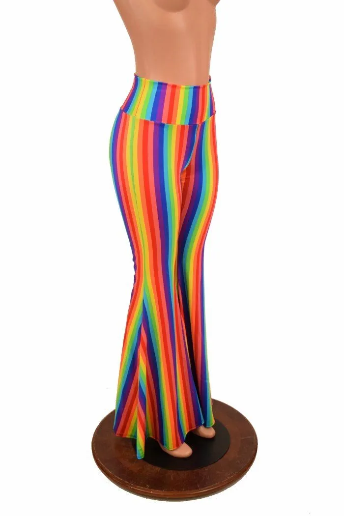 Rainbow High Waist Solar Flares