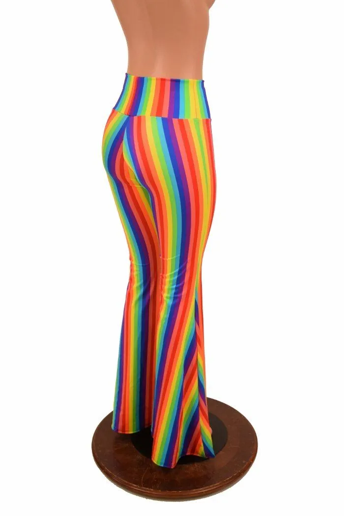 Rainbow High Waist Solar Flares